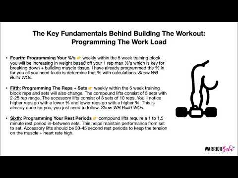How To Build Your Own Build Workout Program | WarriorBabe