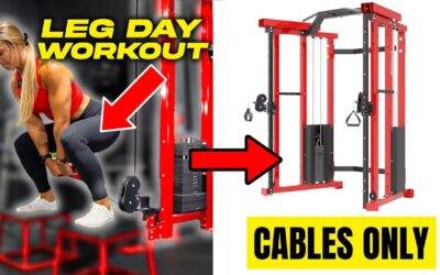 Cable ONLY Leg Day Workout! (Simple + Effective)